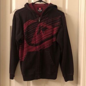 Quicksilver zip up hoodie